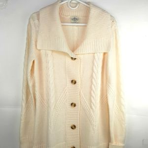 St John's Bay Womans M Knitted Cardigan